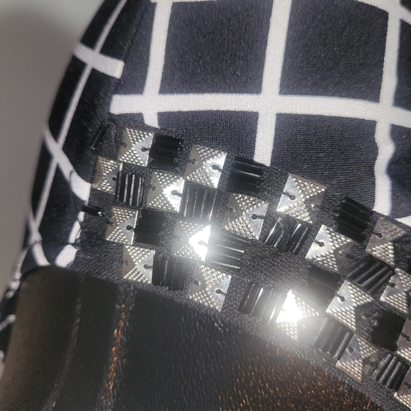 Alfani Black and White Grid Pattern Long Sleeve Top 3X - Picture 8 of 8